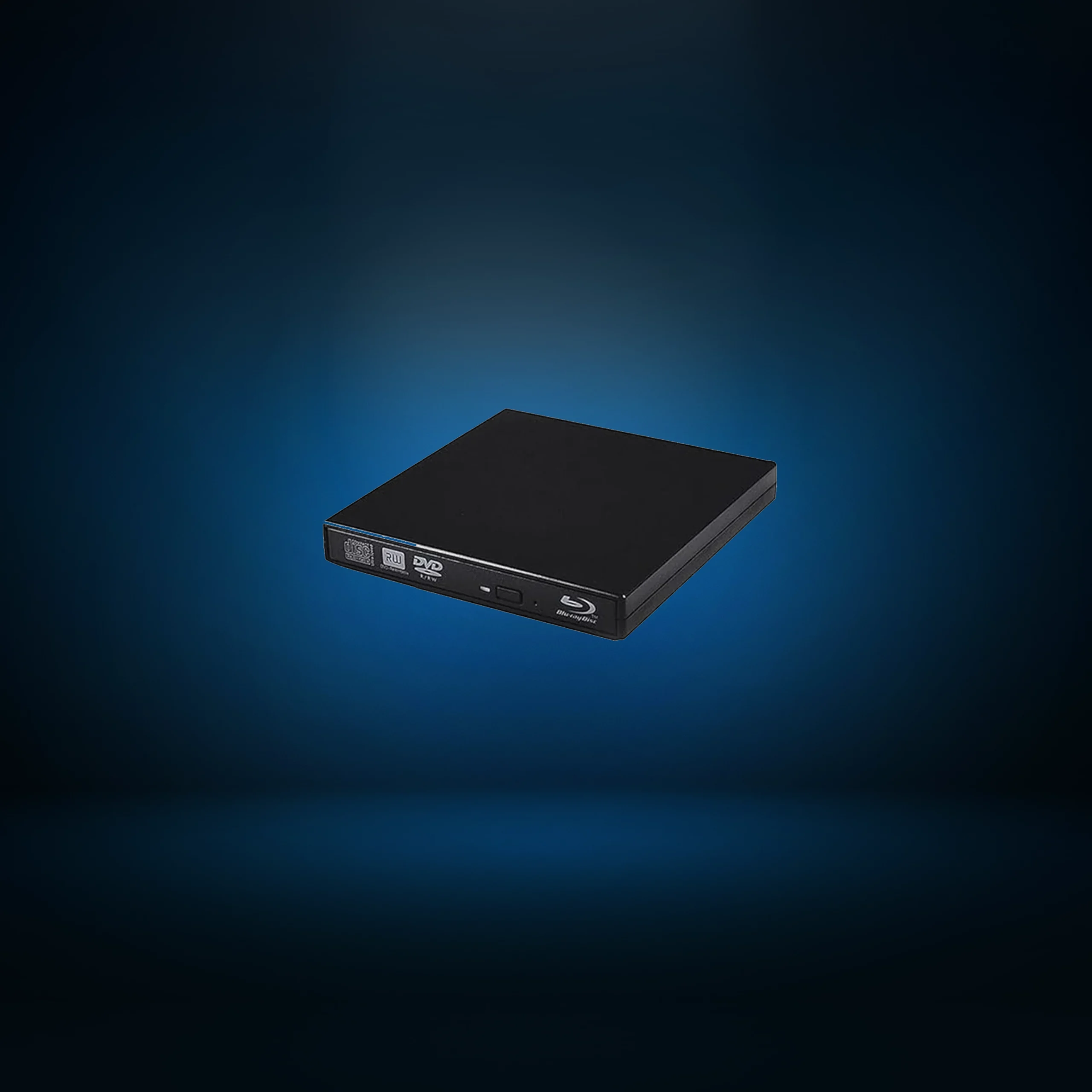 HP DVD-WRITER USB-A, USB-C EXTERNAL, POP-UP BLACK 24X SLIM (TU50)